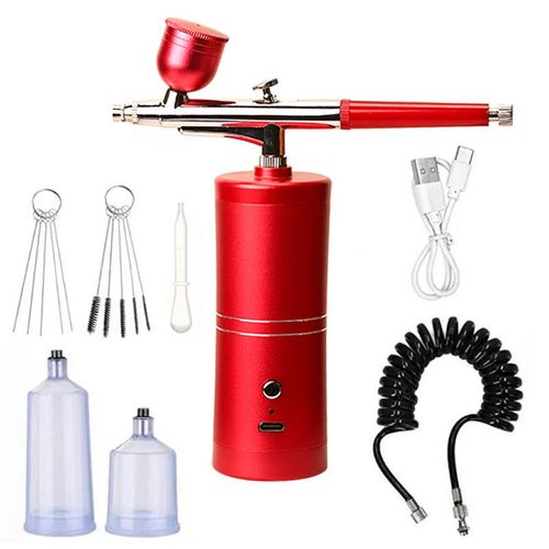 Cordless Portable Airbrush Set with Compressor