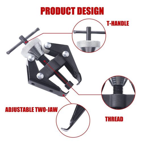 Adjustable tool for dismantling the car wiper arm