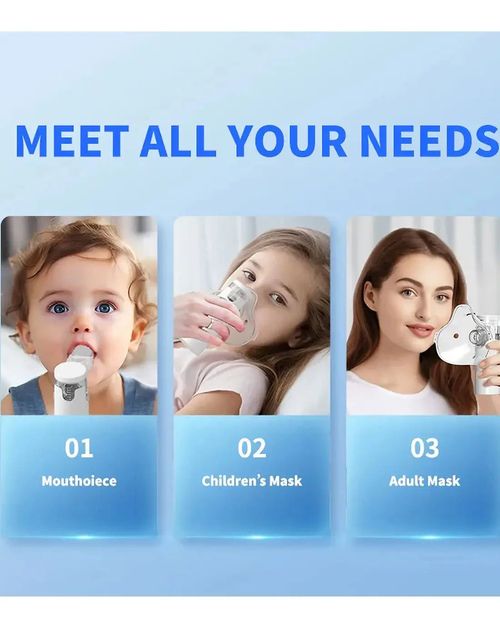Portable Mesh Nebulizer Machine with Masks