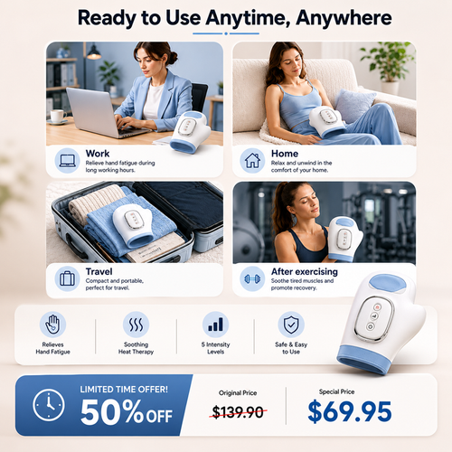 Smart handheld massager