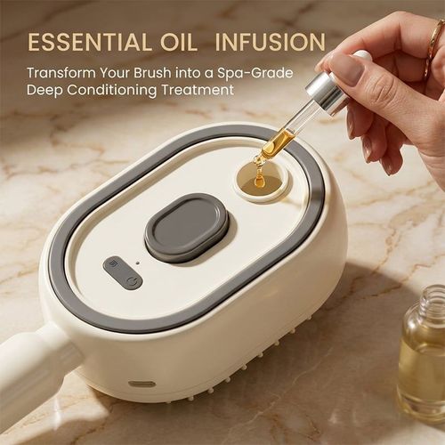Electric Spray & Massage Hair Brush