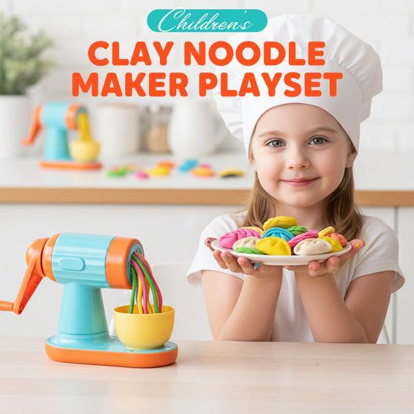🎉Hot Sale 50%OFF🎄🎁Kids Clay Noodle Maker Playset