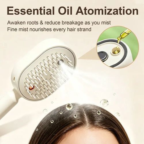 Electric Spray & Massage Hair Brush