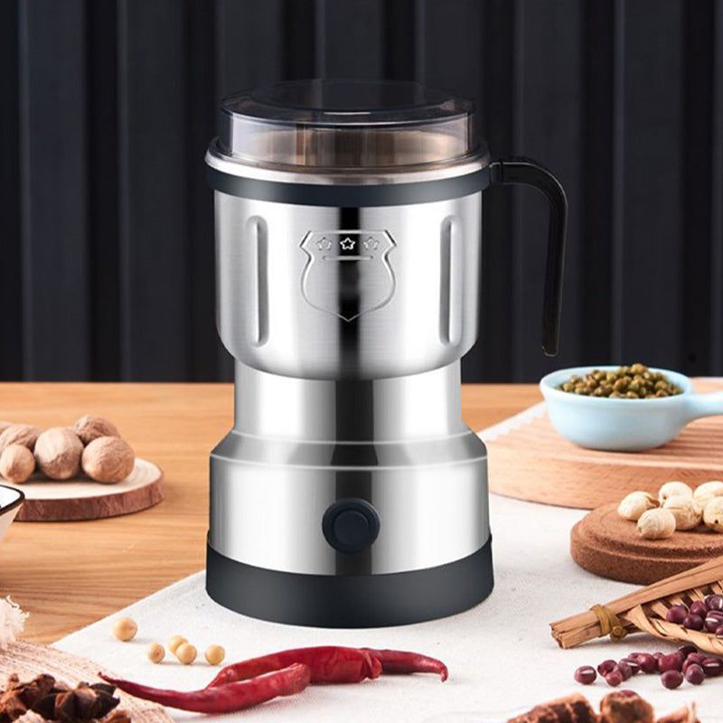 🎁Hot Sale 49% OFF⏳Multifunctional electric grinder for domestic use 🎁500 ML Grinder+ Set accessories(5 Blades + Spoon + Cleaning Brush)