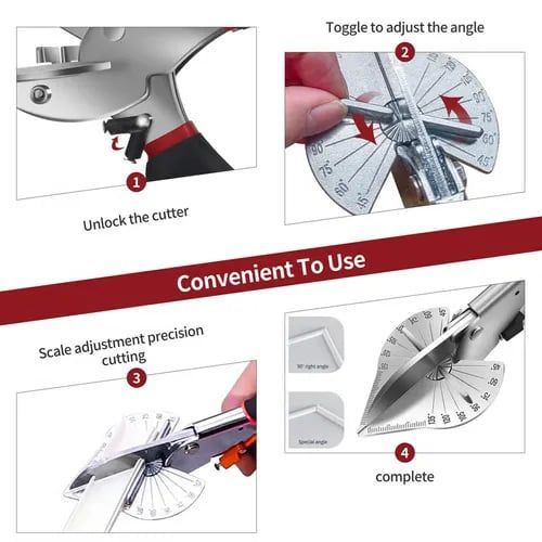 45°-135° Multi Angle Miter Shear Cutter