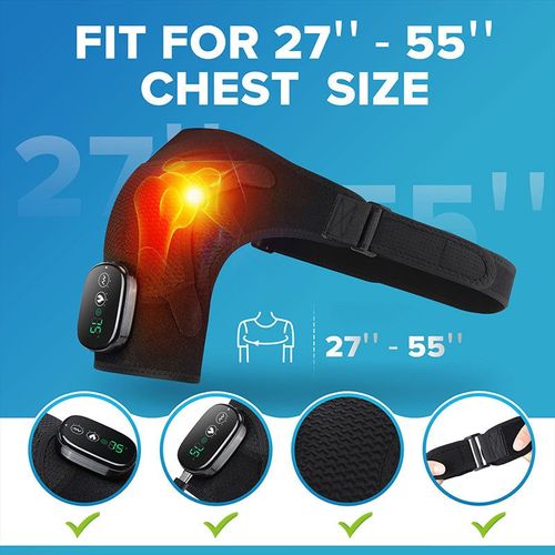 Heated Shoulder Brace with Vibration