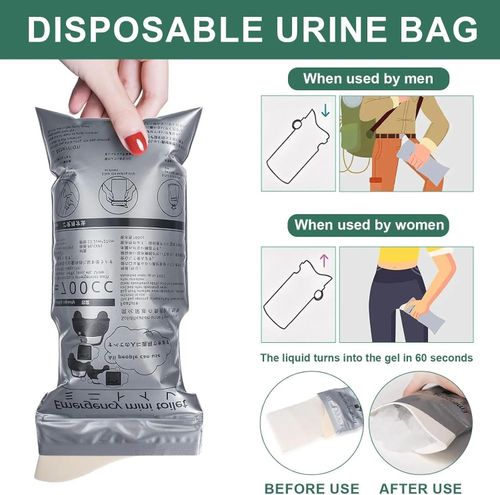 Portable Disposable Urinary Bags