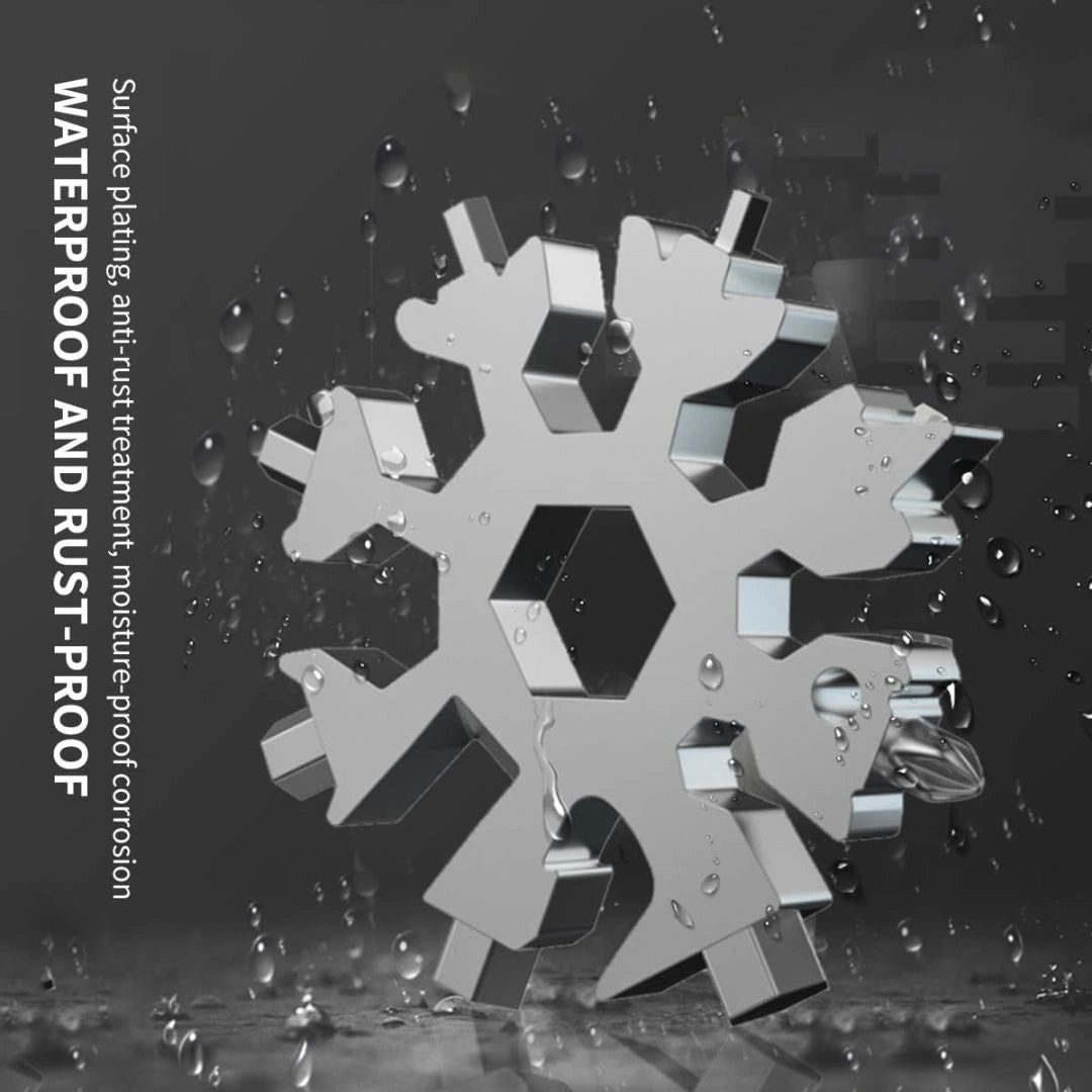 18-in-1 Multipurpose Snowflake Tool