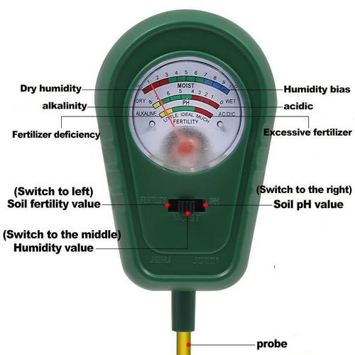 3-in-1 Soil Analyzer with Pointer Display