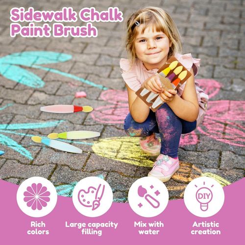 Sidewalk Chalk Paint Brush