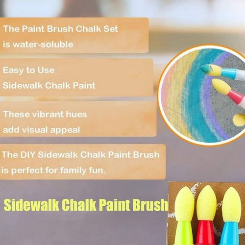 Sidewalk Chalk Paint Brush