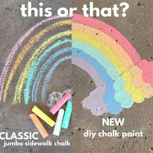 Sidewalk Chalk Paint Brush
