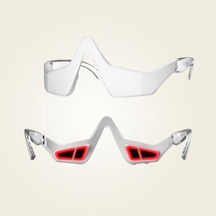 Red Light Therapy Eye Glasses – Reduce Dark Circles & Eye Fatigue