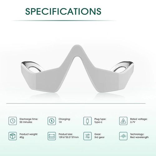 Red Light Therapy Eye Glasses