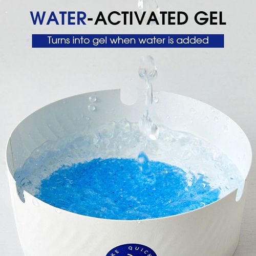 Disposable Ashtrays with Ash Absorbing Gel