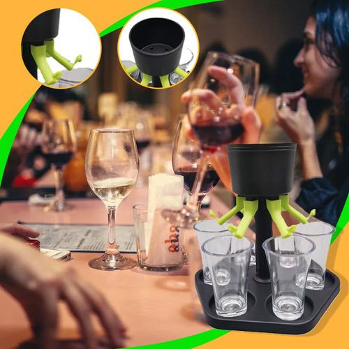 Hexagonal Wine Dispenser Set