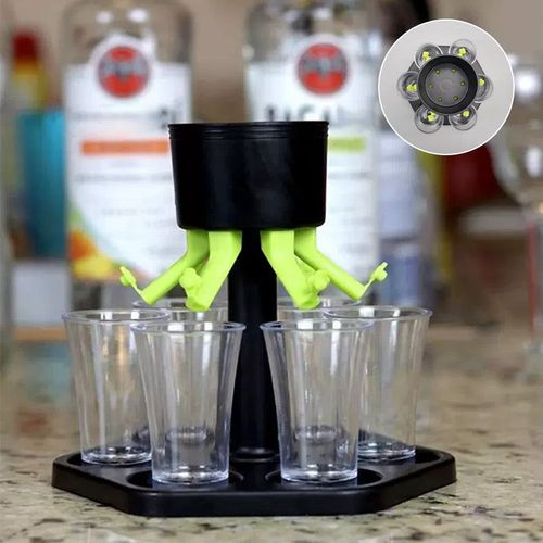 Hexagonal Wine Dispenser Set