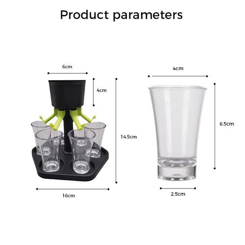 Hexagonal Wine Dispenser Set