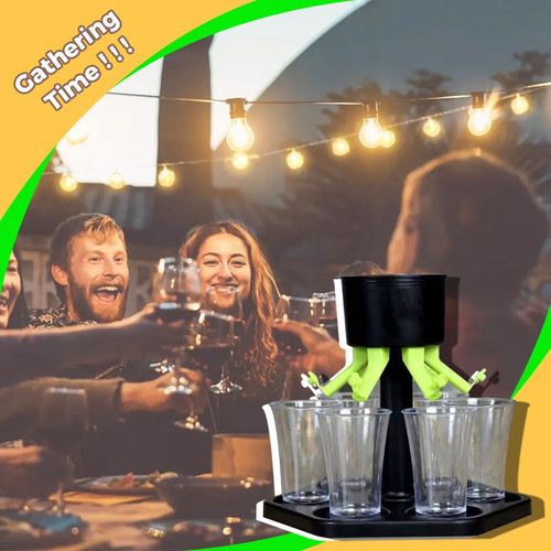 Hexagonal Wine Dispenser Set