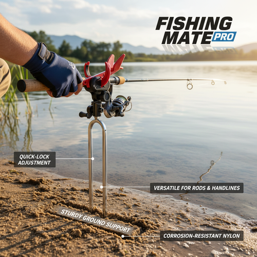Professional fishing rod holder