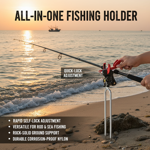Professional fishing rod holder