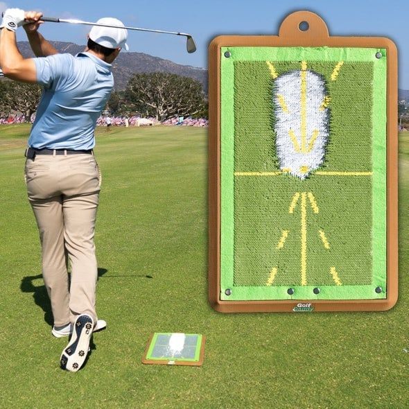 🏒Golf Training Mat for Swing Detection Batting
