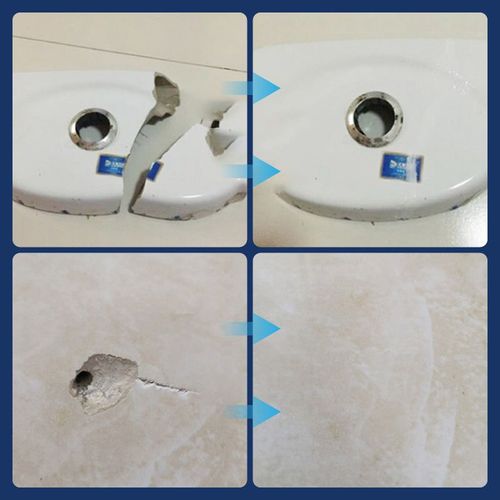 💧Multi-functional waterproof and anti-corrosion repair adhesive🔥 (suitable for ceramic floor tiles, walls, and kitchen countertops) saves time and costs.