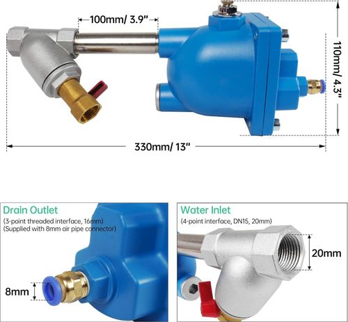 Zero Air Loss Automatic Drain Valve