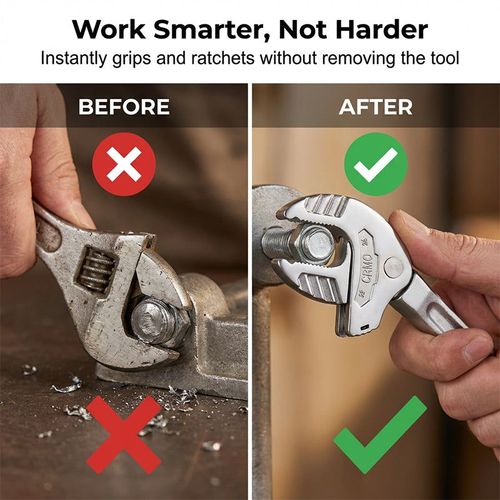 Heavy-Duty Multi-Function Wrench