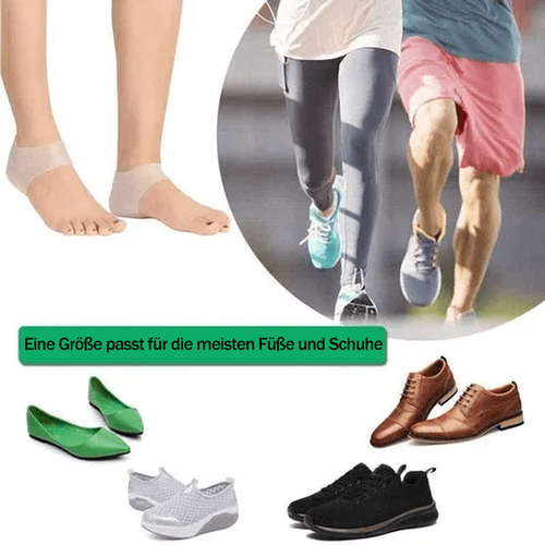 Gel-reinforcing insole