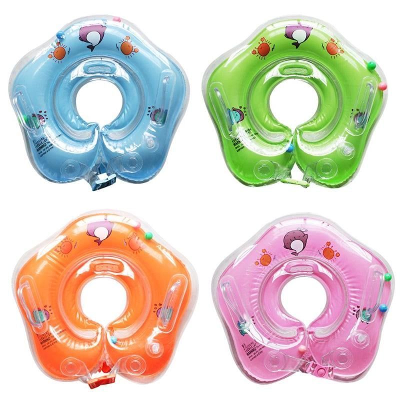The Baby Swimming Neck Float Safe Ring（Free air pump）