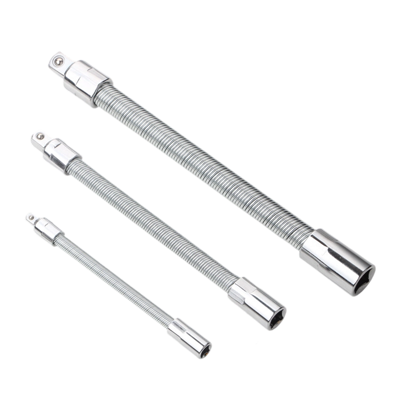 Flexible Socket Extension Bar for Ratchet Wrench （ 3-Piece )