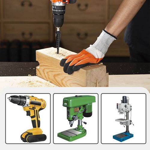 High Hardness Spiral Flute Step Drill Bit Set