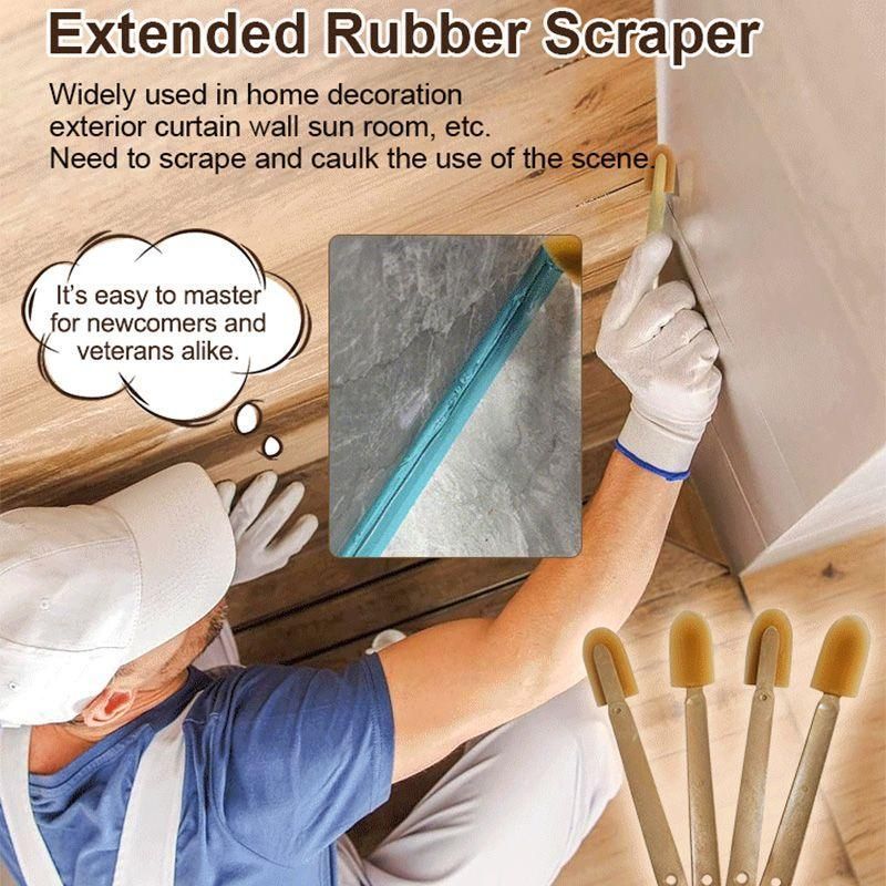 50% OFF Extended Length Rubber Spatula Caulking Tool（ 4PCS ）