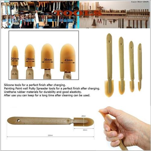 50% OFF Extended Length Rubber Spatula Caulking Tool（ 4PCS ）