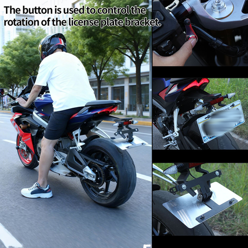 Motorcycle License Plate Holder