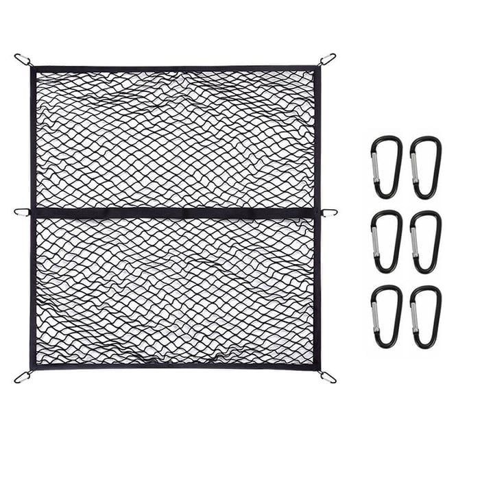✨Last Day 49% OFF - 🚘Highly Elastic Cargo Net 🔥Complimentary 6 mountaineering buckles