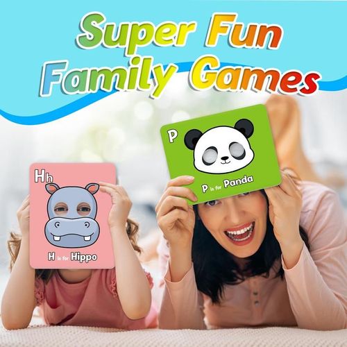 Alphabet ABC Flash Cards with Animal Masks