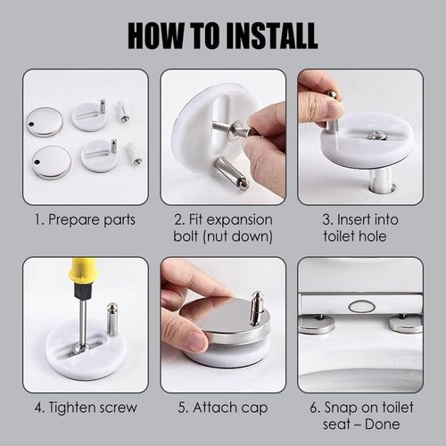 Toilet Seat Mounting Bolts