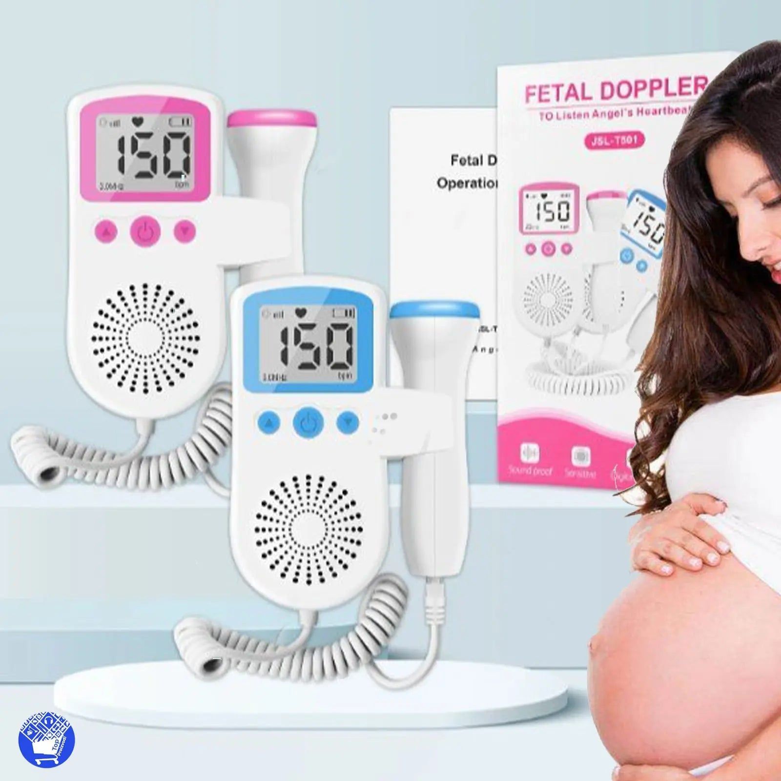 FETAL DOPPLER (BABY WATCHER) HOME ULTRASONIC FOR PREGNANT WOMEN