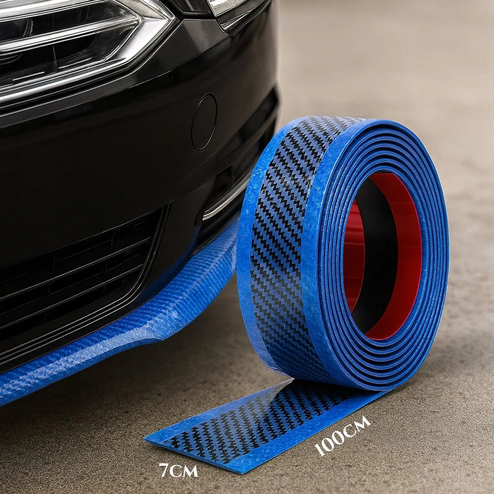 Carbon 5D protective film for cars (100cm x 7cm)