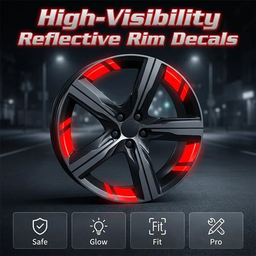 （buy 1 get 2- 8pcs total）Car Wheel Rim Reflective Stripes Decal-4ps🔥