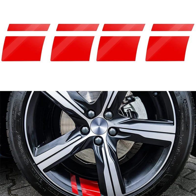 （buy 1 get 2- 8pcs total）Car Wheel Rim Reflective Stripes Decal-4ps🔥