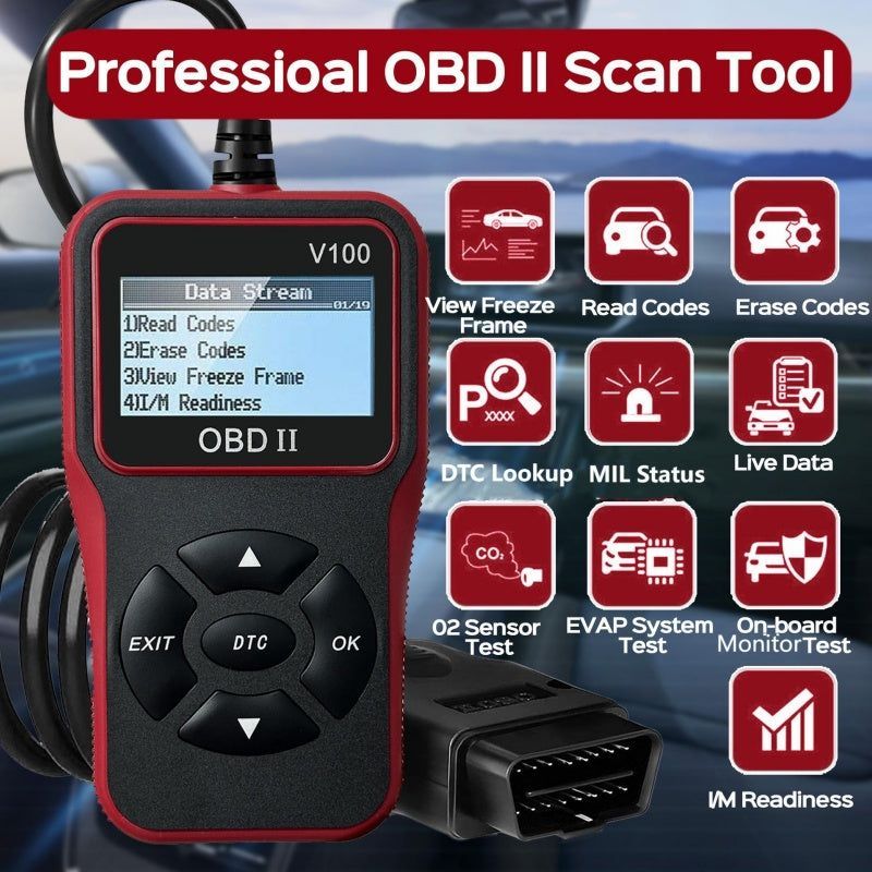 🔥Limited Time Promotion 50% OFF🔥Multi-function Engine Fault Code Reader