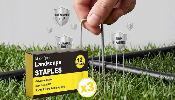 BUY 1 GET 3 !!!  36-Pack of Multi-Purpose Galvanised Steel Pegs