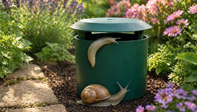 BUY 1 GET 4 !!!  Snail Cage Bucket Trap