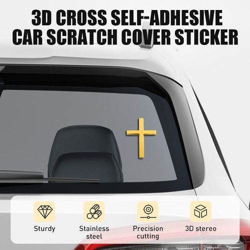 Cross Badge Stickers