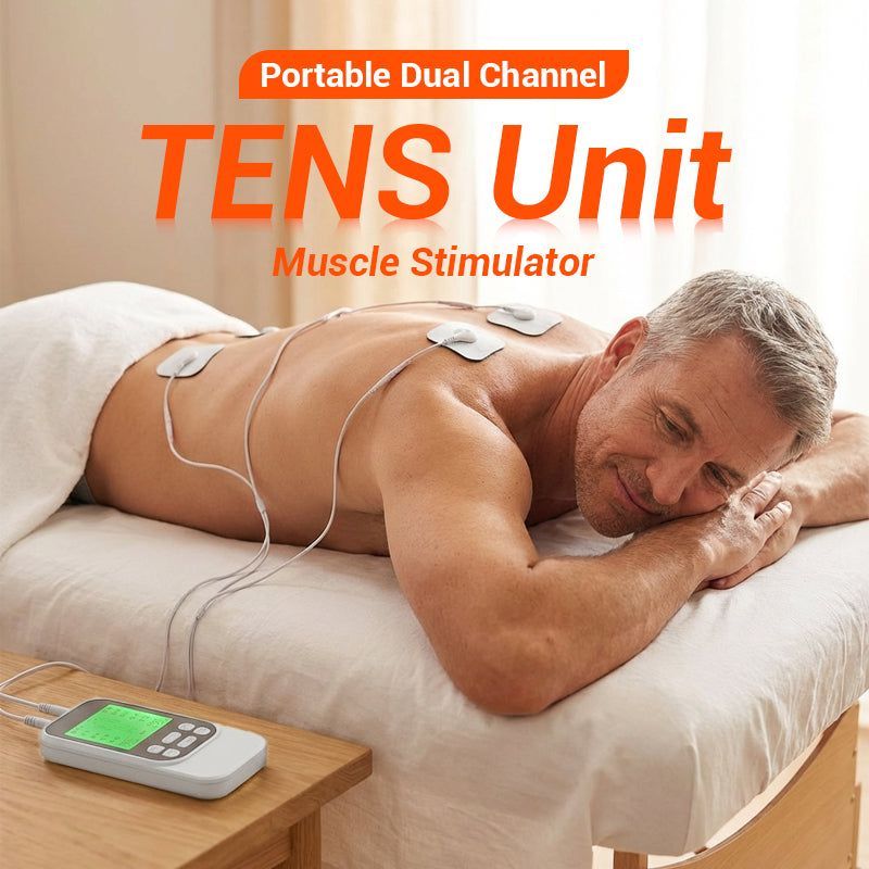 🔥2026 New Arrivals: 50% Off !🔥Portable Dual Channel Unit Muscle Stimulator