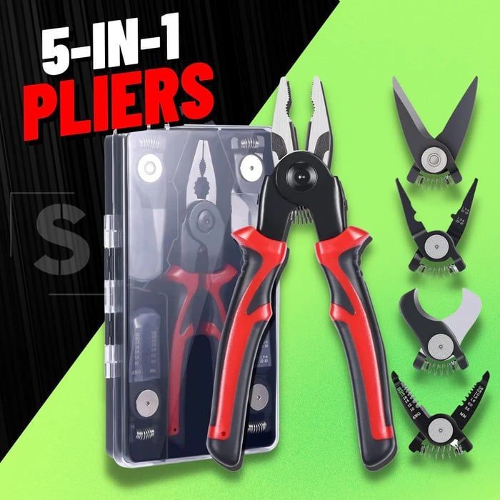 💥2026New Upgrade💥 5-in-1 Multifunctional Pliers