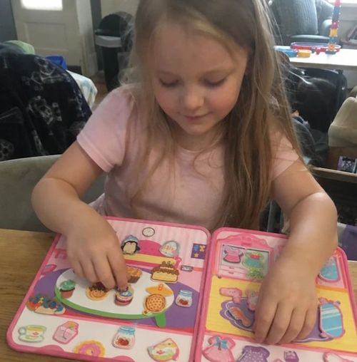 Kids Magnetic Quiet Book Folding Puzzle Scene